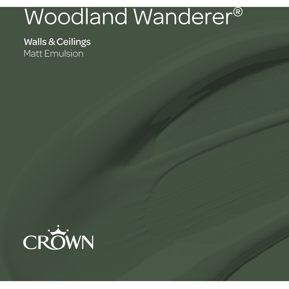 Crown Walls and Ceilings Woodland Wanderer Matt Emulsion Paint 2.5L Image 7