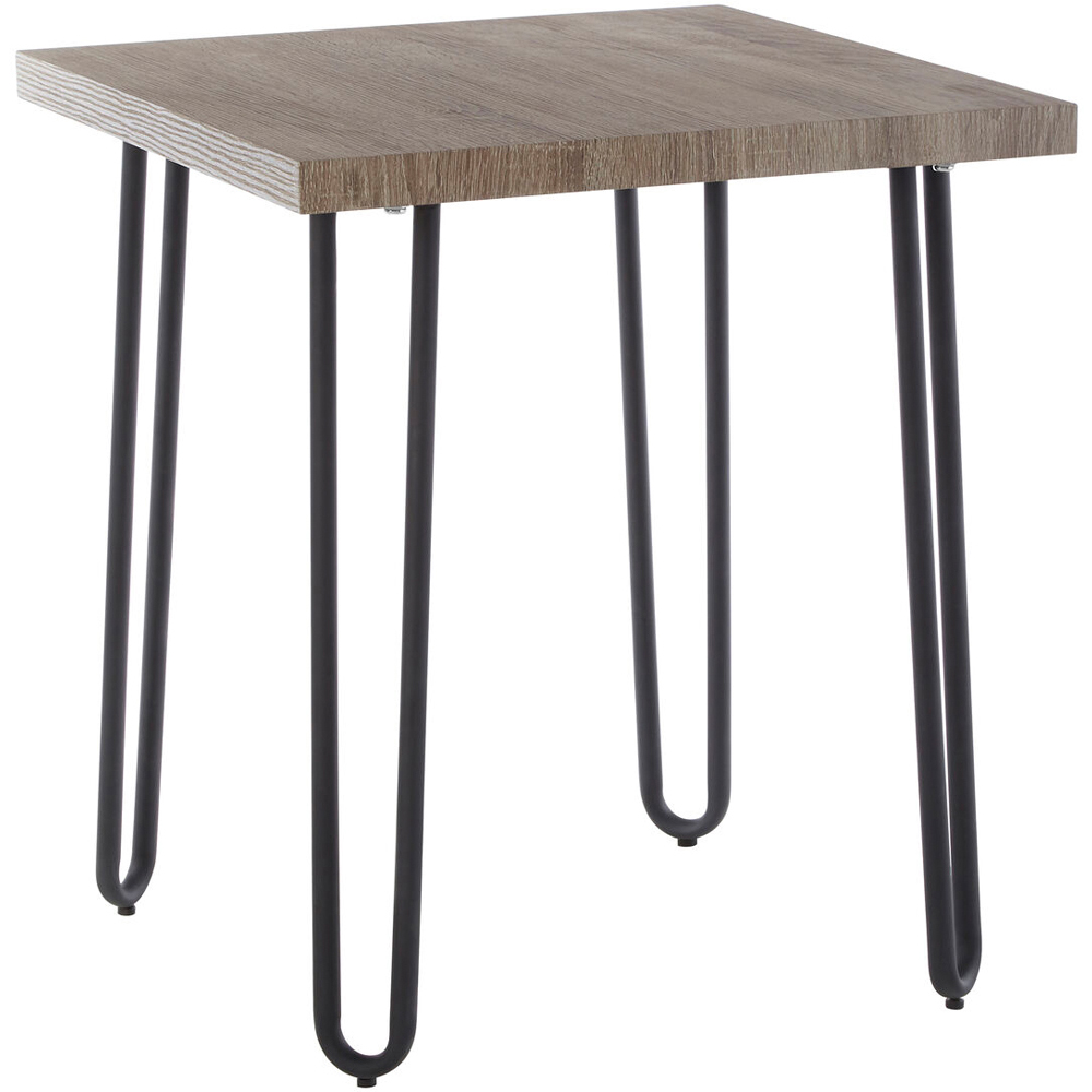 Premier Housewares Borough Side Table with Angled Legs Image 4