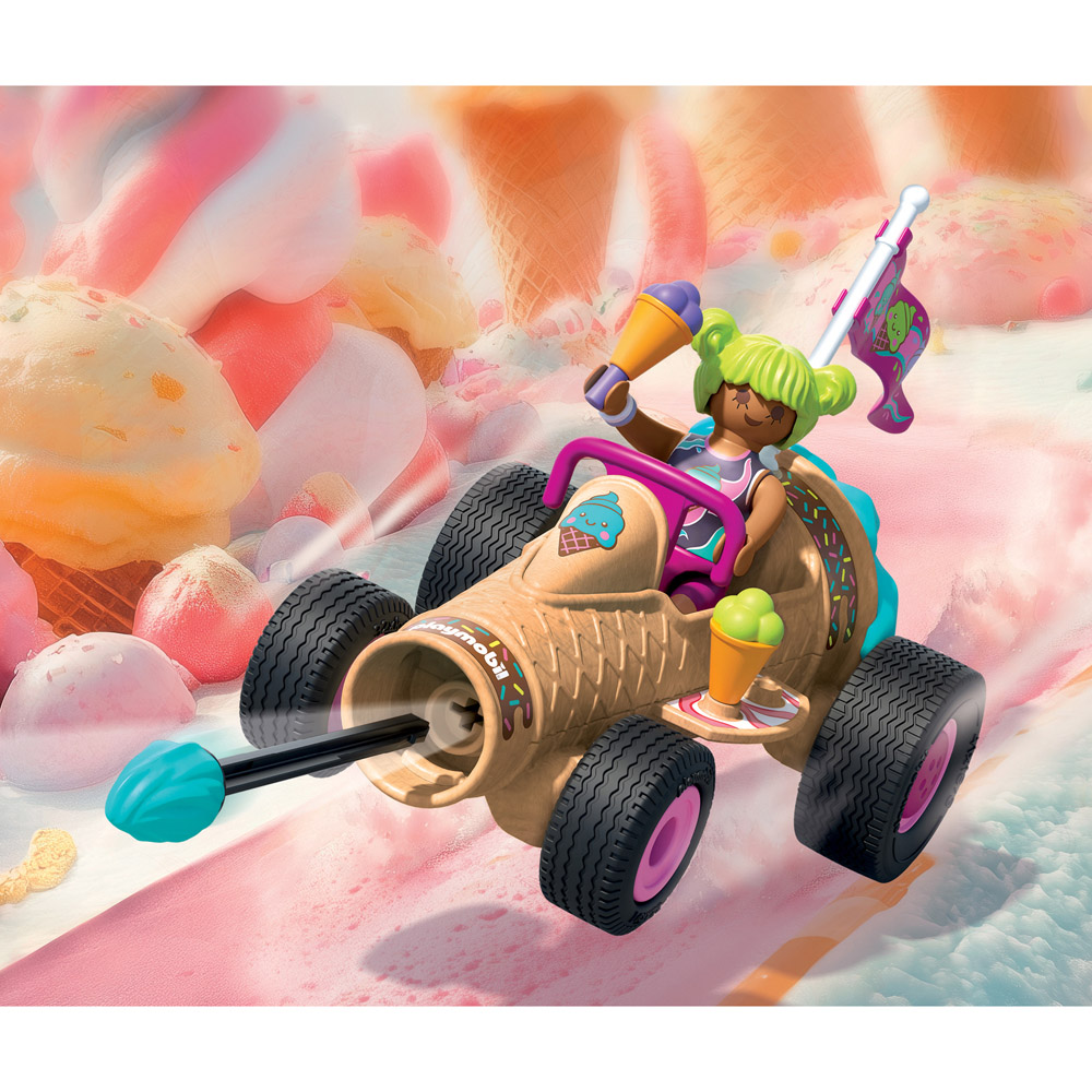 Playmobil Racing Ice Cream Cone Playset Image 5