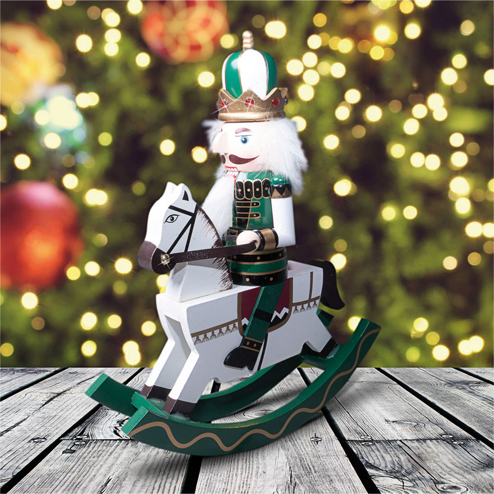 St Helens Multicolour Horseman Christmas Nutcracker Image 2