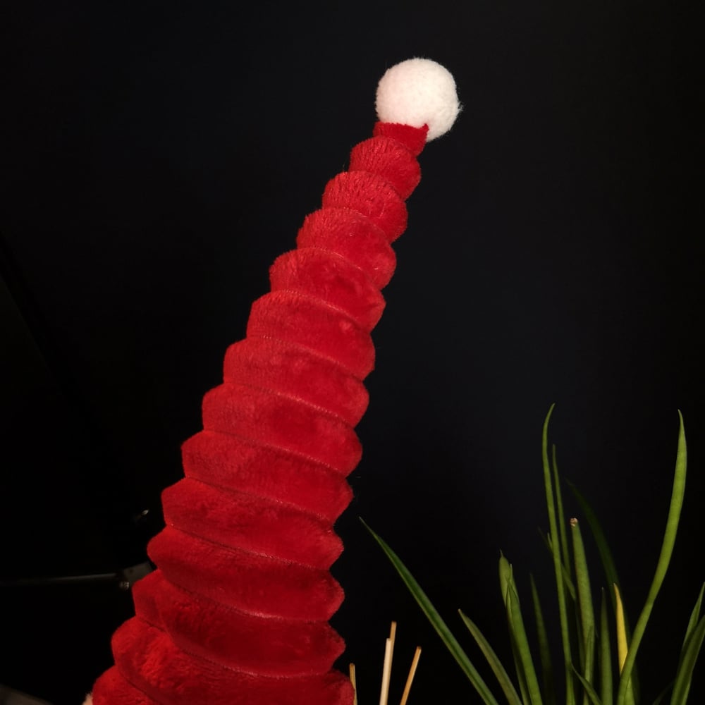 Samuel Alexander Red Grooved Hat Plush Standing Gonk Christmas Decoration 53cm Image 6