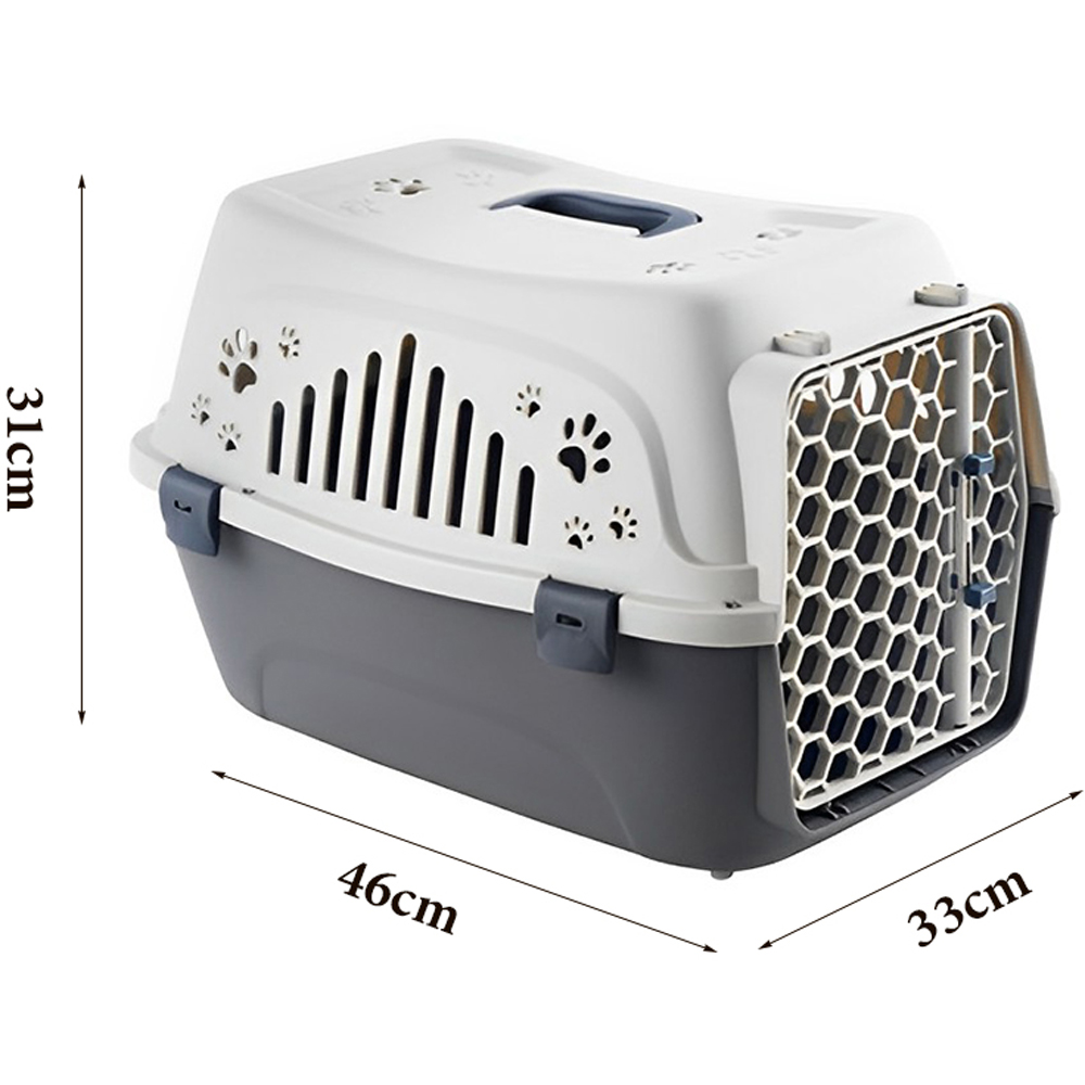 H&O Direct Plastic Pet Carrier 31 x 33 x 46cm Image 4