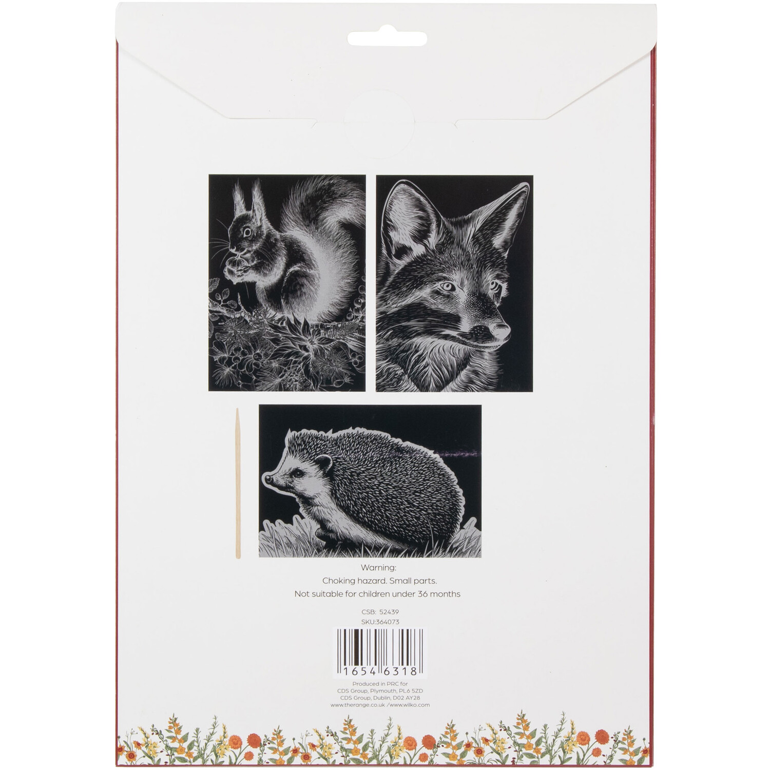 Woodland Animals Scratch Art Set Image 2