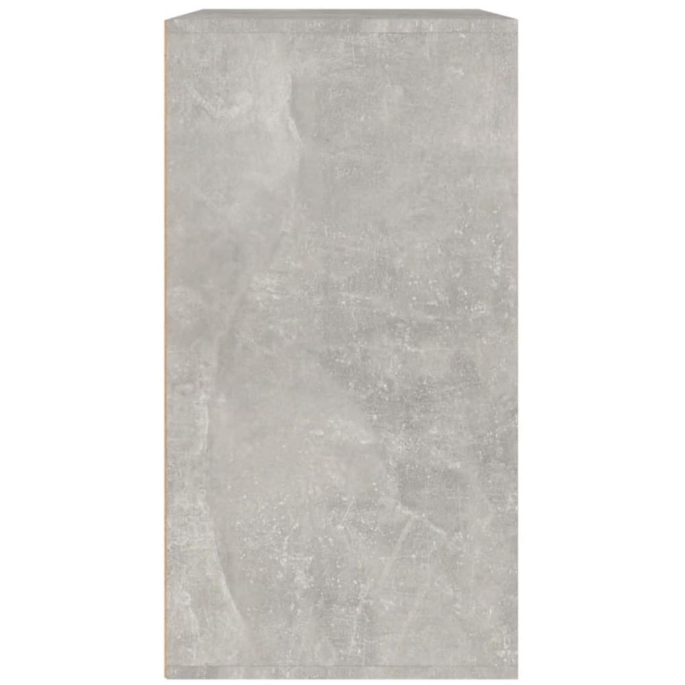 vidaXL Single Drawer 3 Shelf Concrete Grey Cosmetic Cabinet Image 6