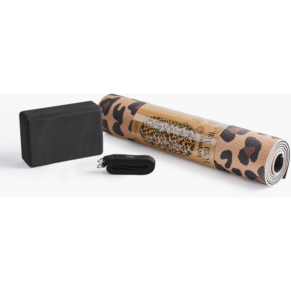 Myga Leopard Yoga Set Image 3