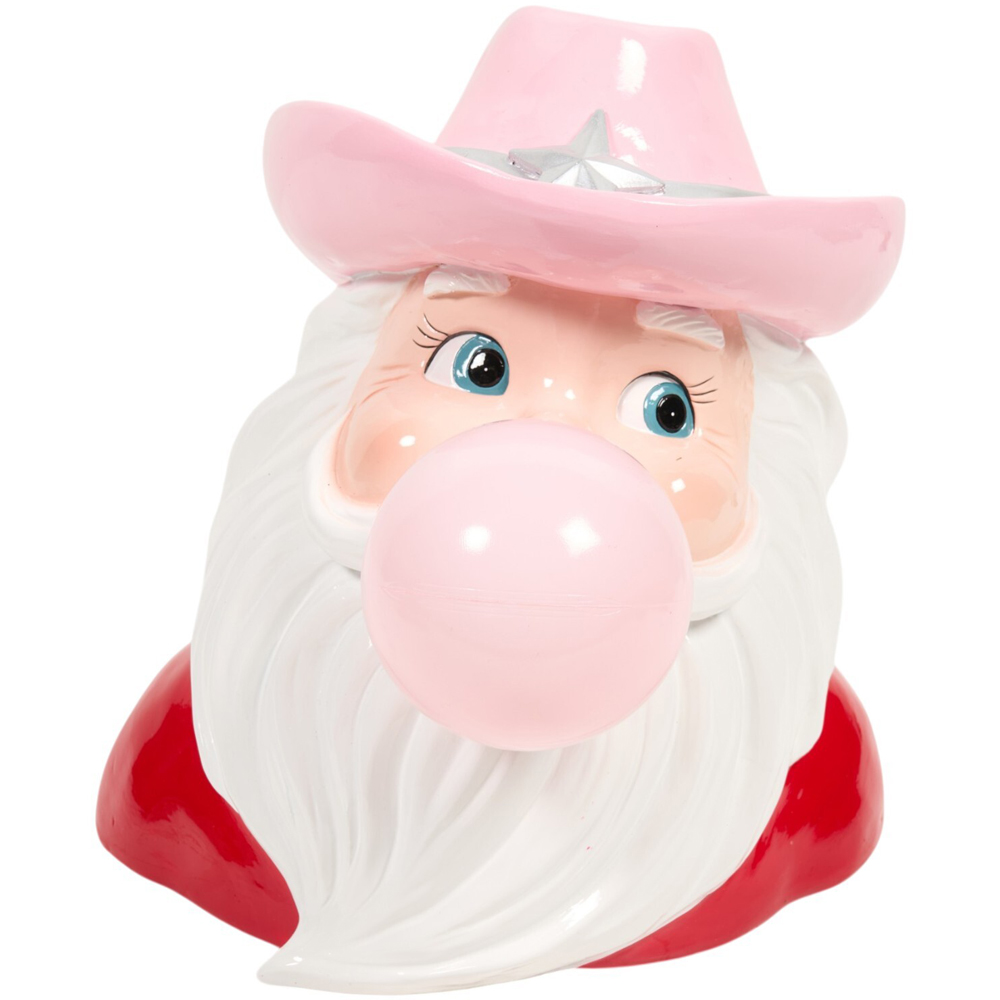 Light Up Bubblegum Santa Decoration Image 2