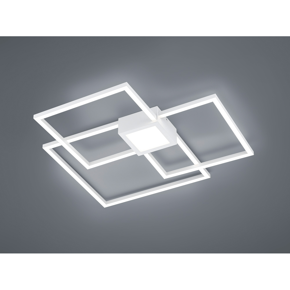 TRIO Hydra White Matt Integrated LED Ceiling Light Image 2