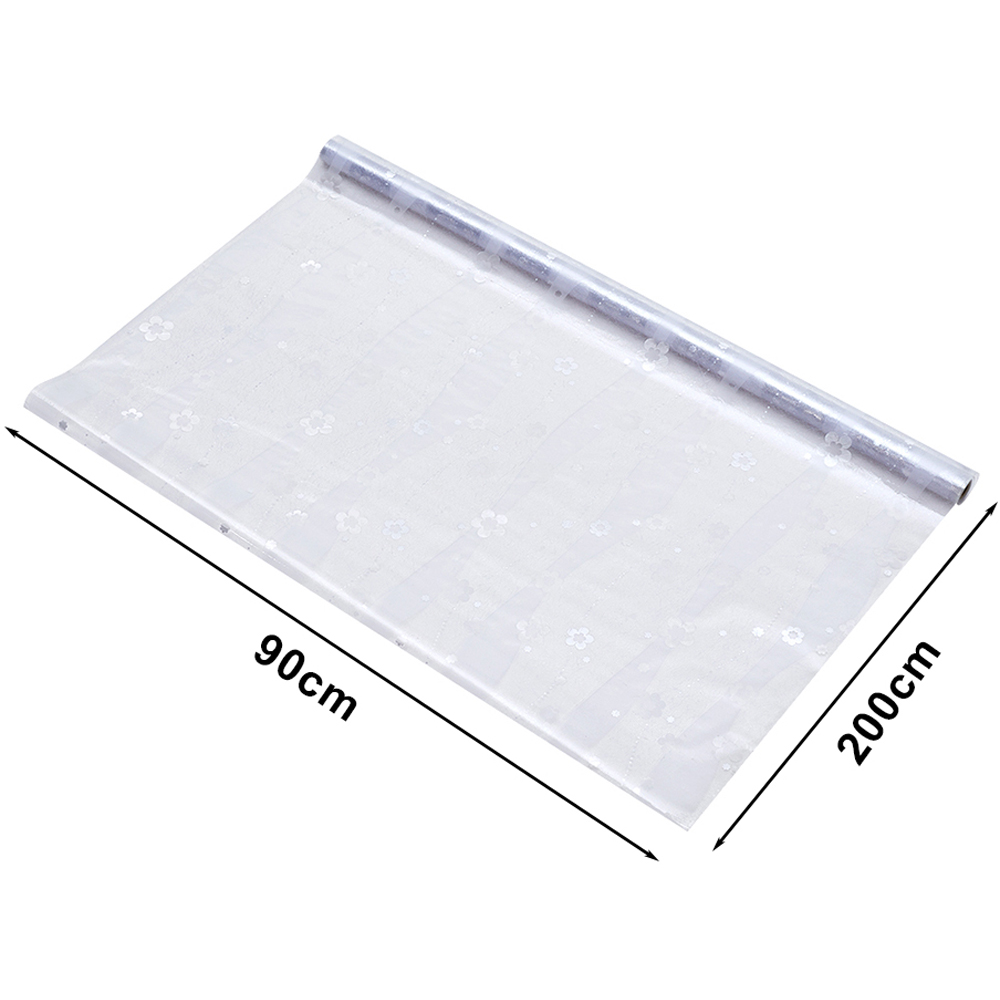 Living and Home PVC Static Cling Window Privacy Film Decals with Classic Floral Design 200 x 90cm Image 9