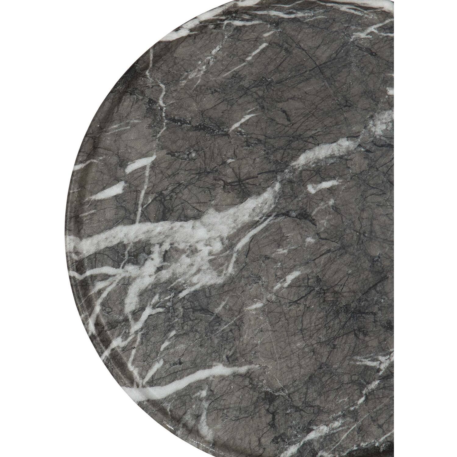 Marble Effect Tray - Black Image 3