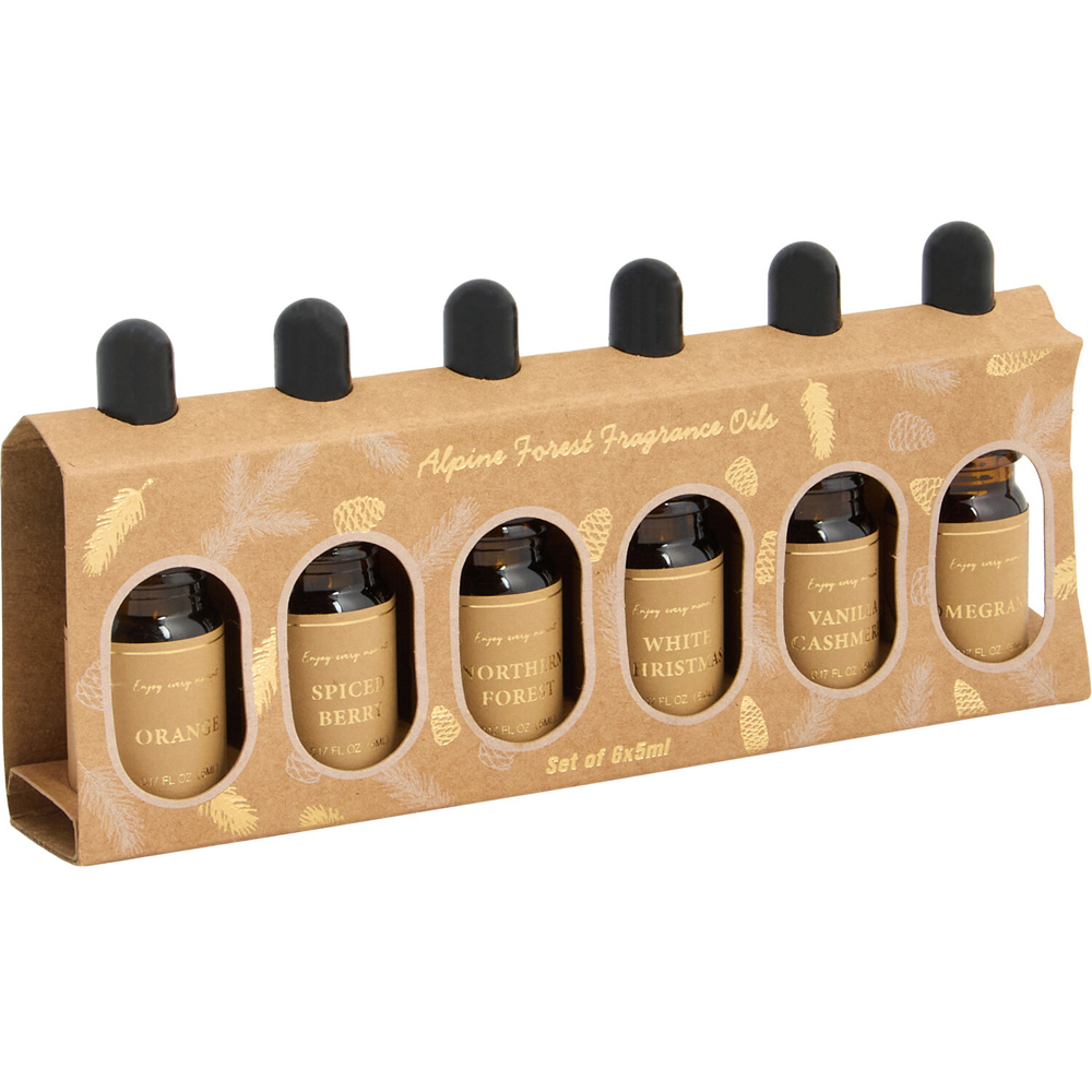 Set of 6 Alpine Forest Fragrance Oils Image 1