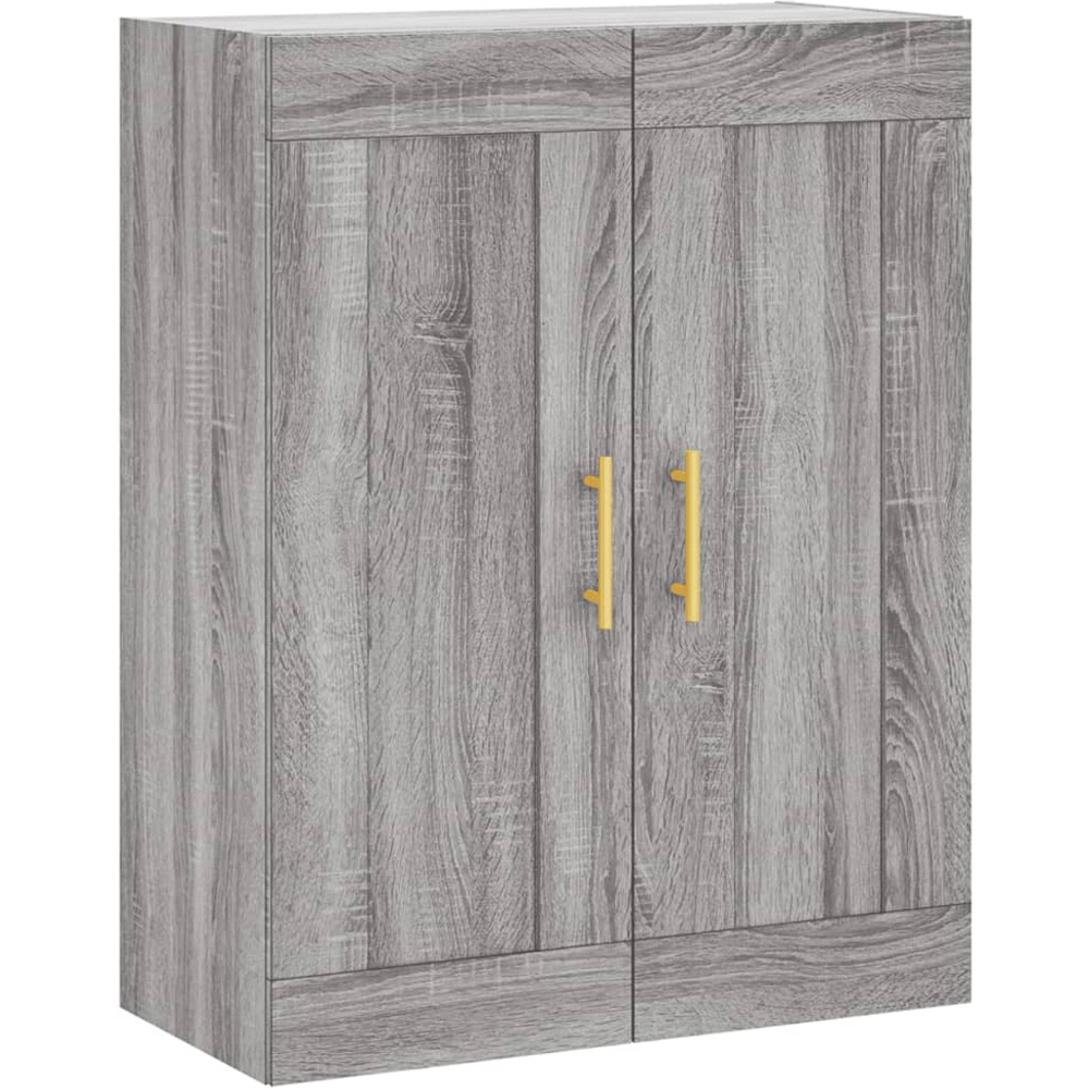 vidaXL 3 Door 3 Drawer Grey Sonoma Highboard Image 5