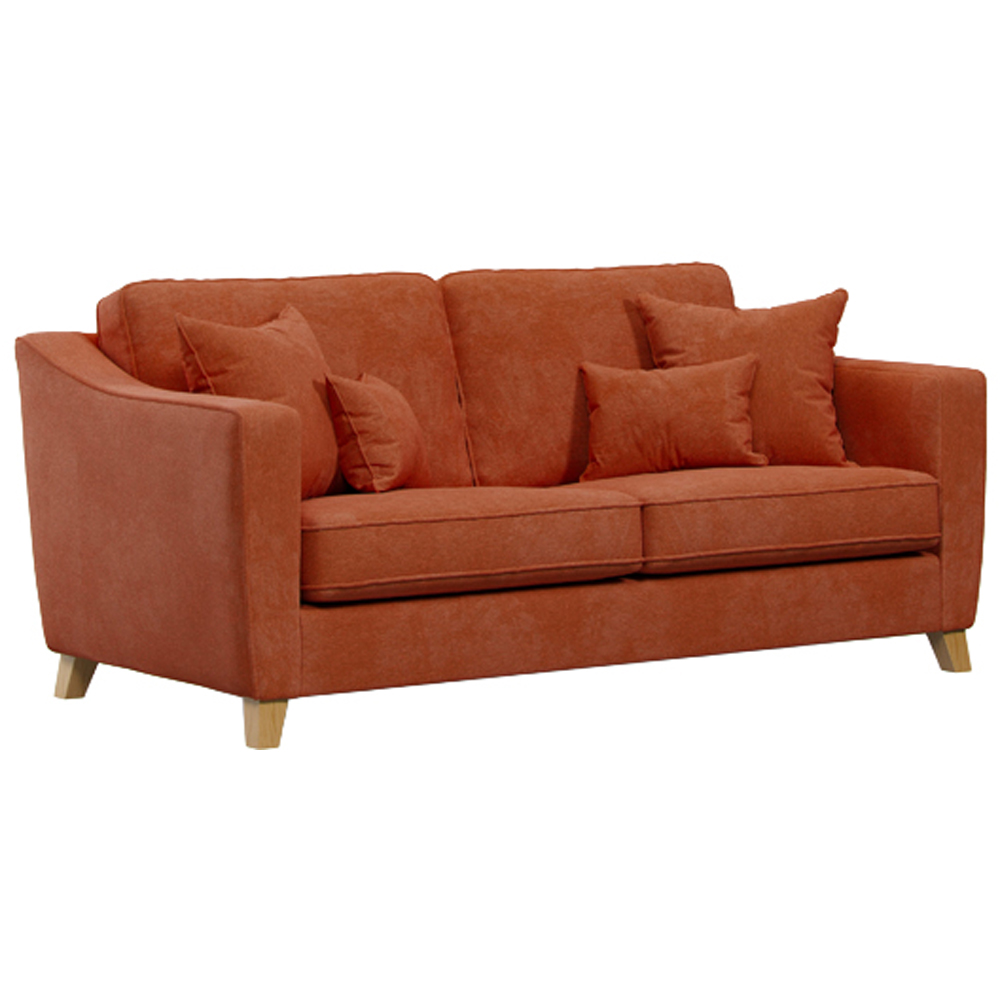 Marlon 2 Seater Medium City Terracota Sofa Image 2