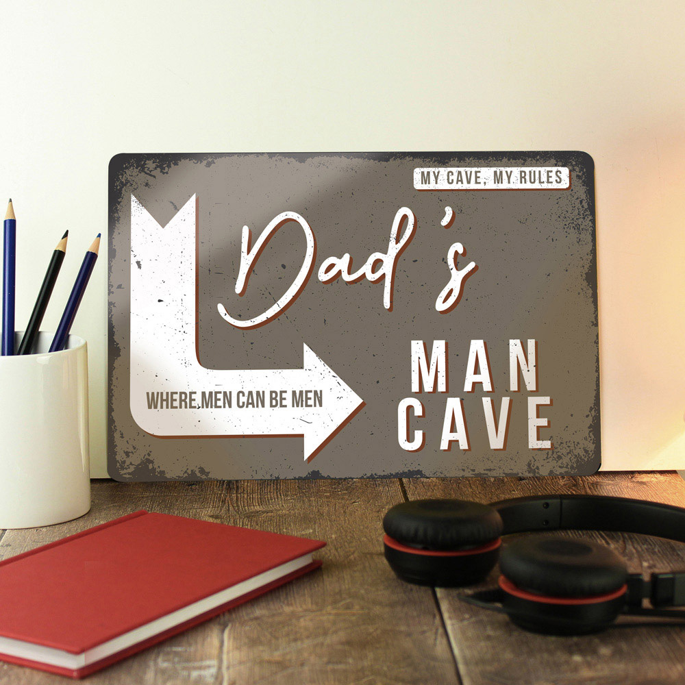 Personalised Memento Company Personalised Man Cave Metal Sign Image 2