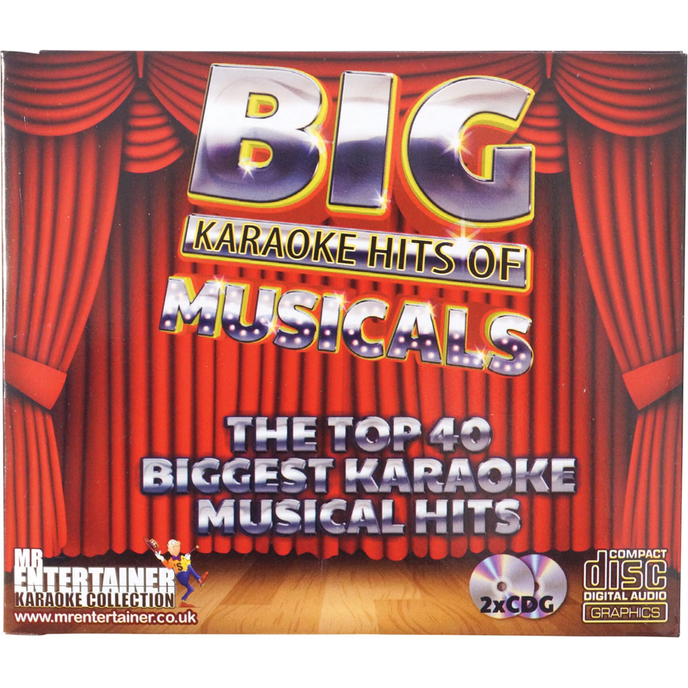 Mr Entertainer Silver The Best of Musicals Karaoke CDG Disc Image 4