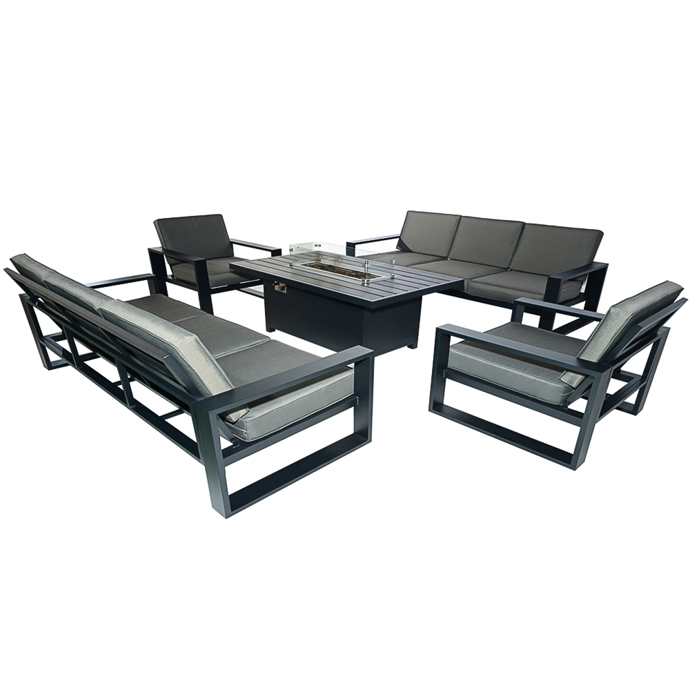 Furniture One 8 Seater Aluminium Garden Dining Set Image 3