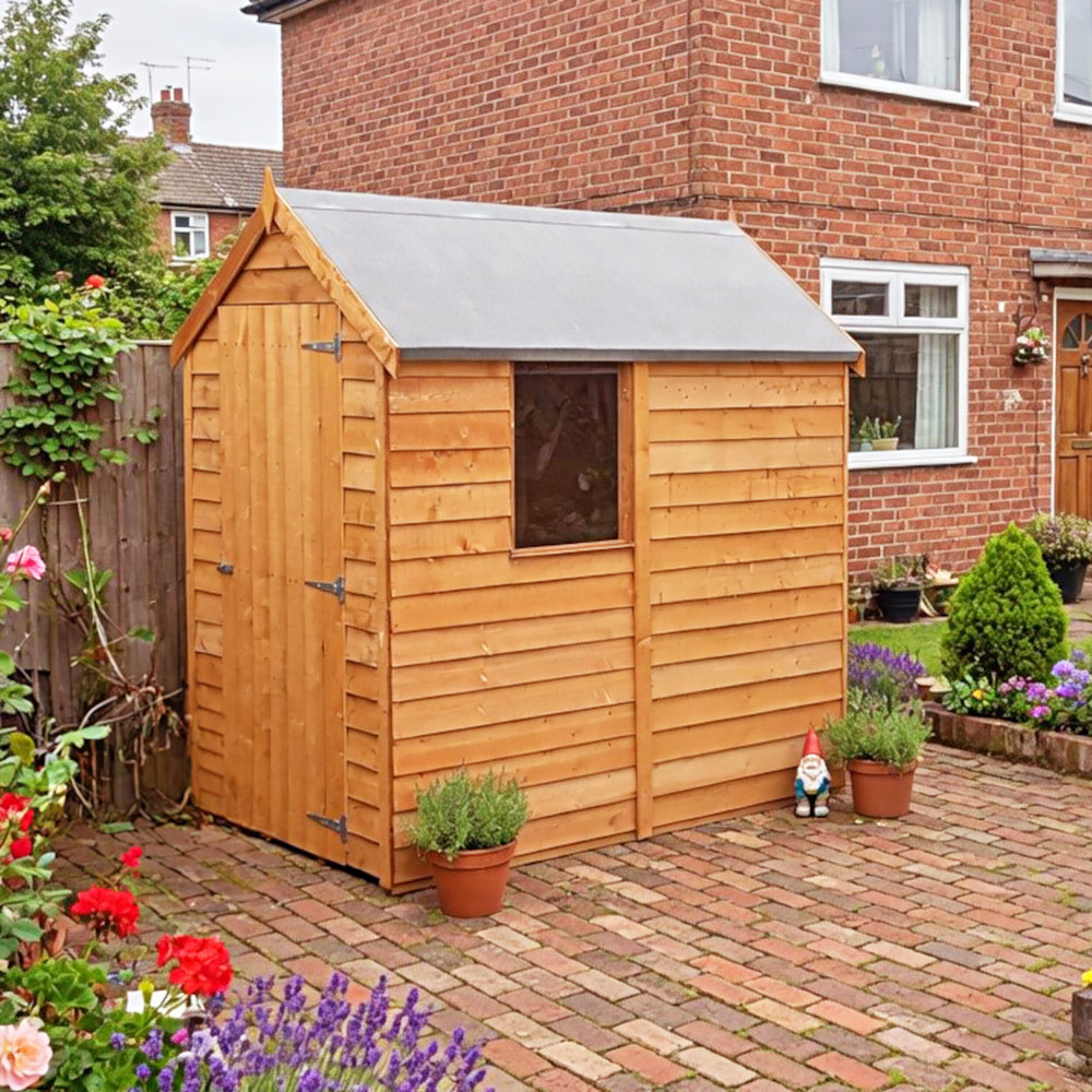 Shire 6 x 4ft Dip Treated Overlap Shed with Window Image 4