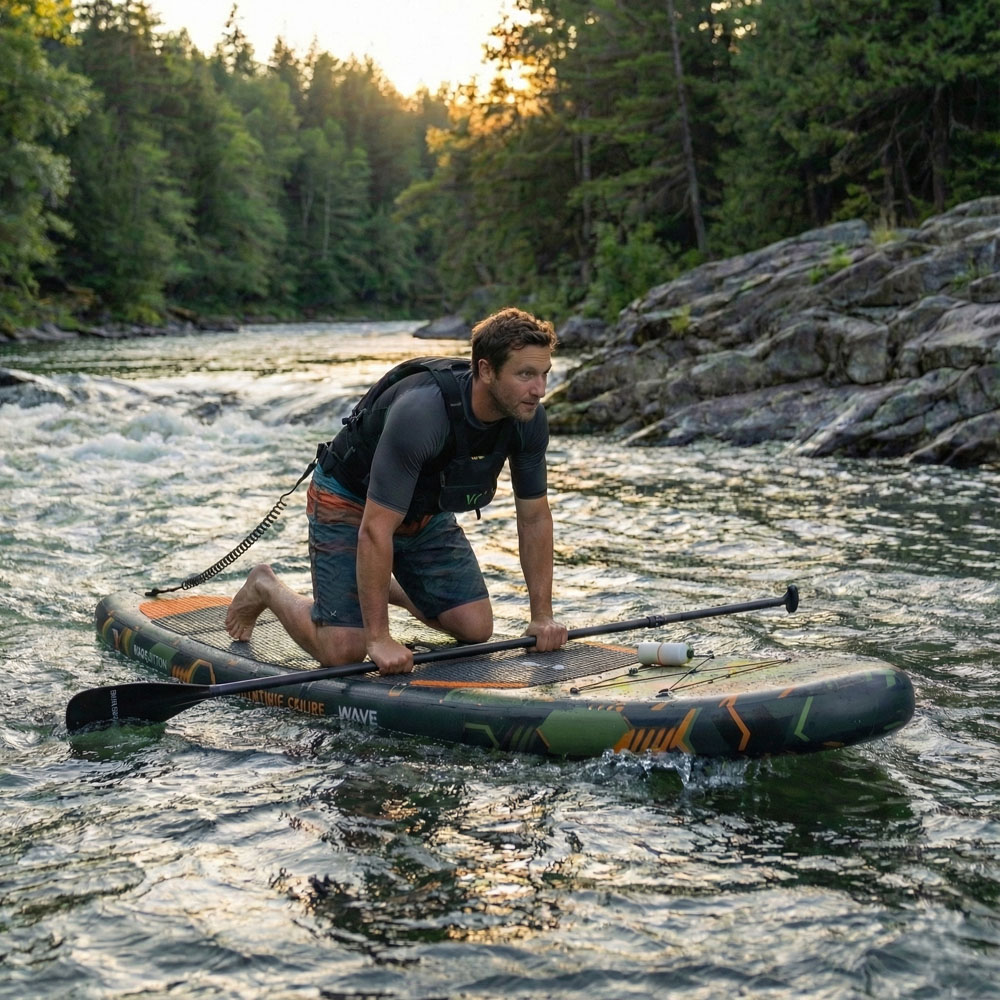 Wave Recon 3.0 SUP 10.4ft Green Inflatable Paddleboard Image 5