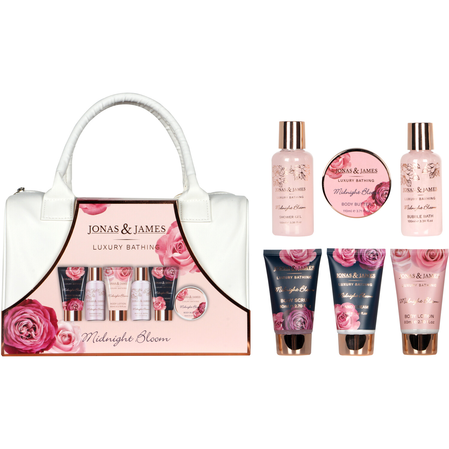 Midnight Bloom Luxury Retreat Bag Image