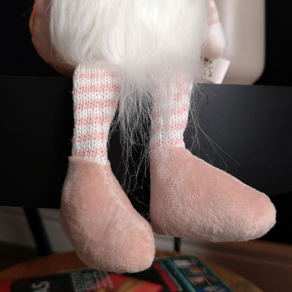 Samuel Alexander Pink Plush Sitting Gonk Christmas Decoration 44cm Image 3