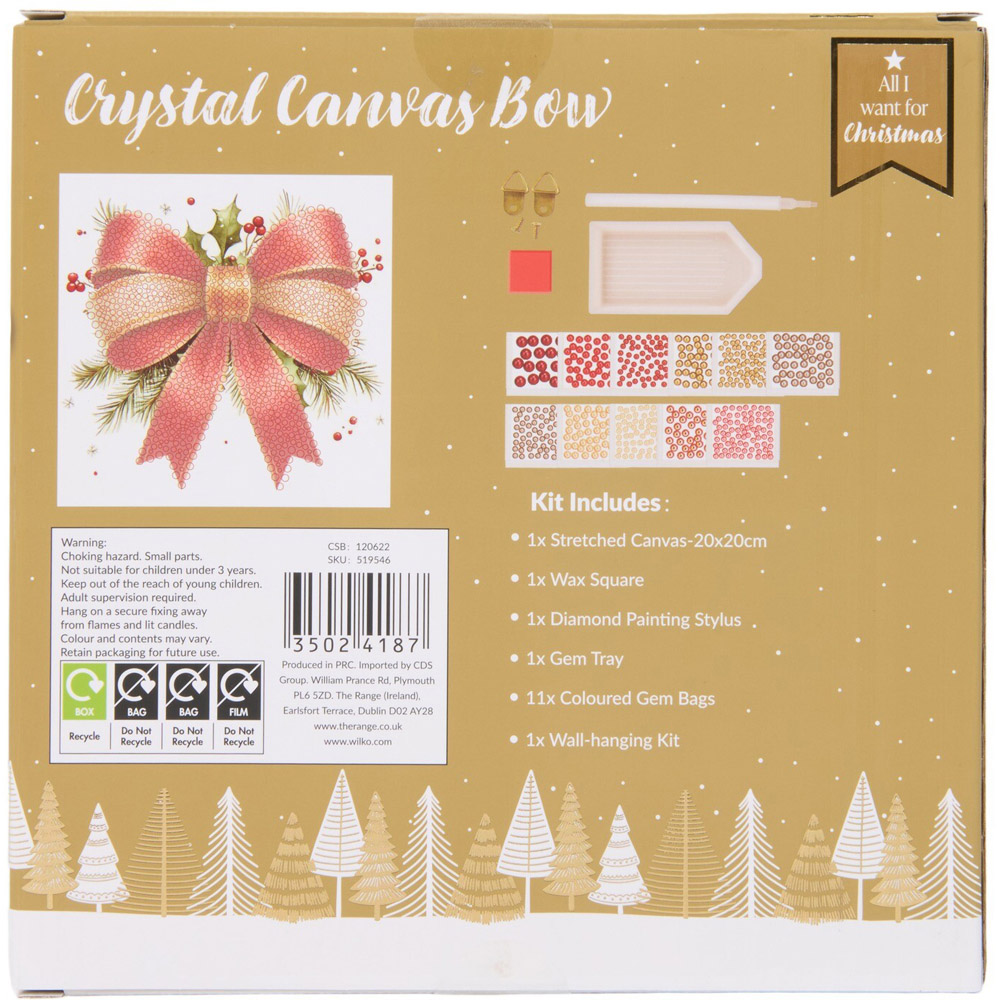 Crystal Canvas Painting Bow Kit Image 4