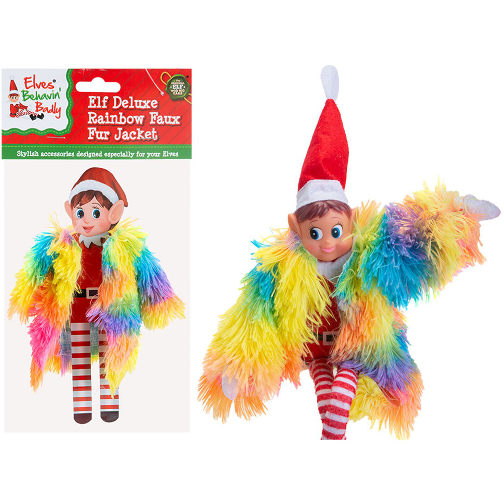 Elves Behavin' Badly Elf Rainbow Coat Image 2