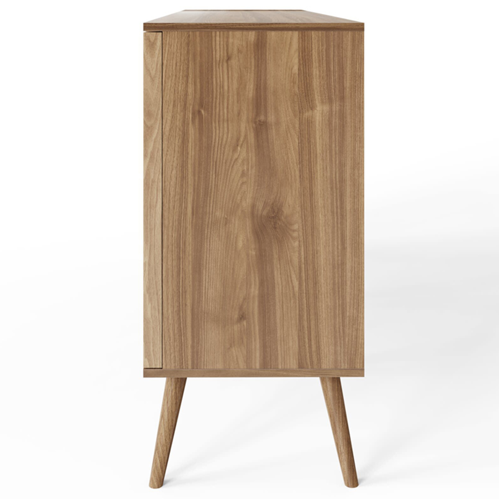 GFW Rowan Oak Louvered Sideboard Image 4