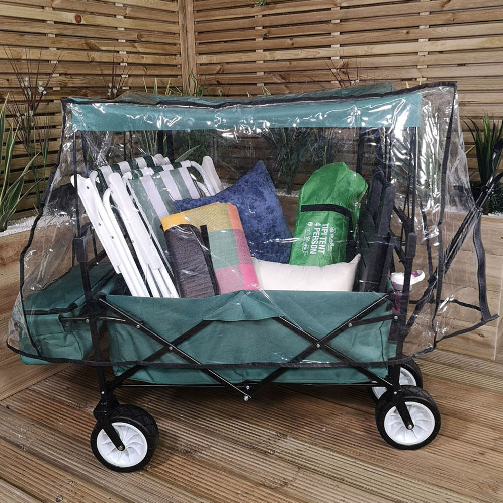 Samuel Alexander Camping Storage Trolley with Canopy and Cover Image 2