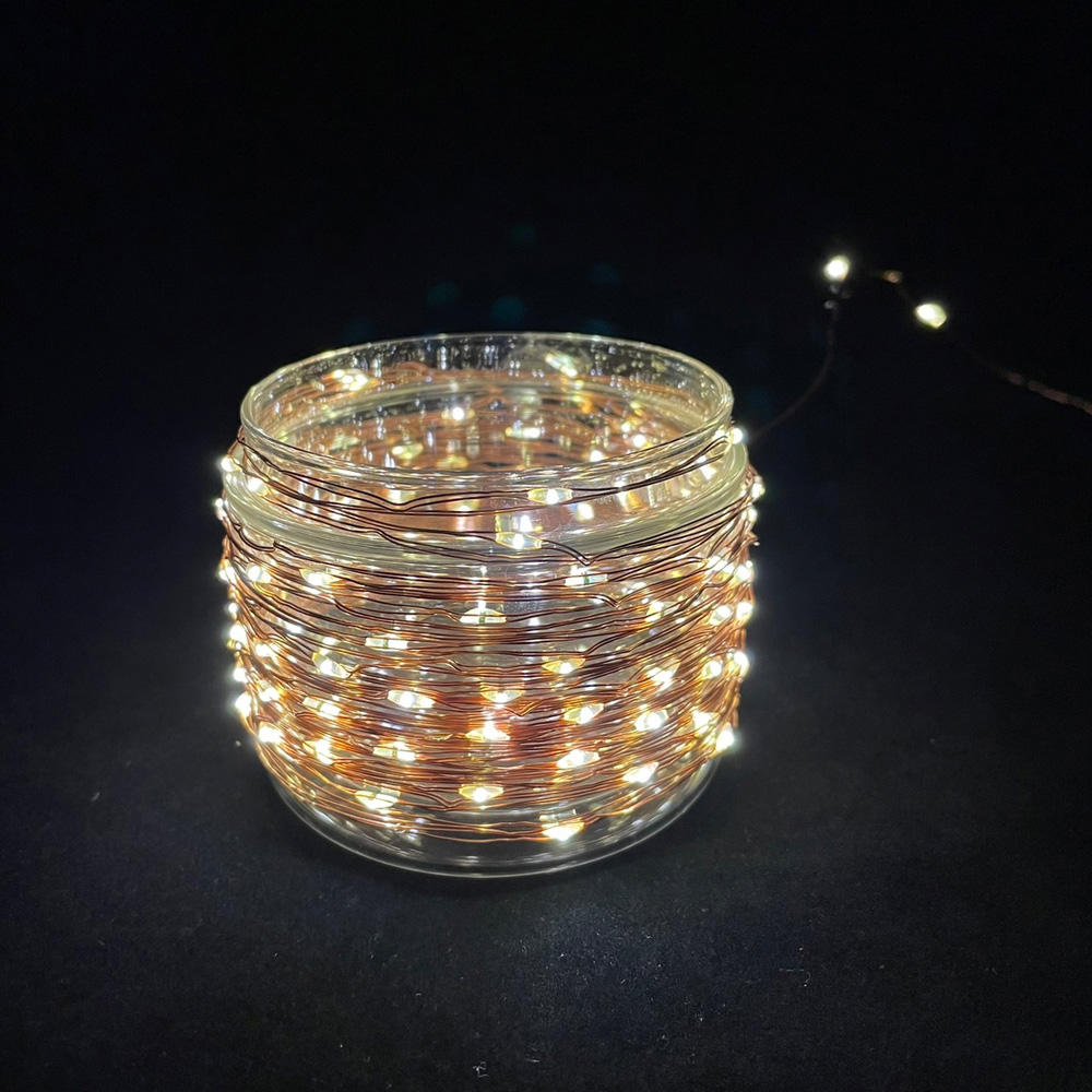 Avilo 100 LED Flexible Copper Wire String Light 10m Image 5