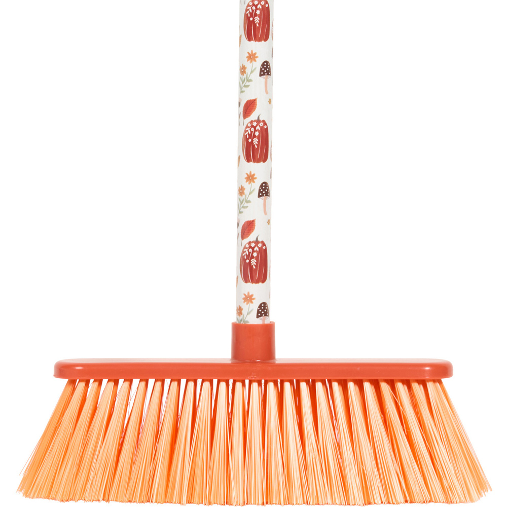 Autumn Long Handle Broom Orange Image 2