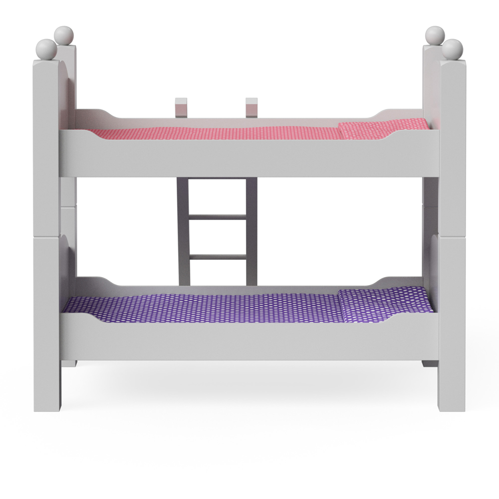 Teamson Kids Olivia's Little World Little Princess Doll Double Bunk Bed 18 inch Image 6