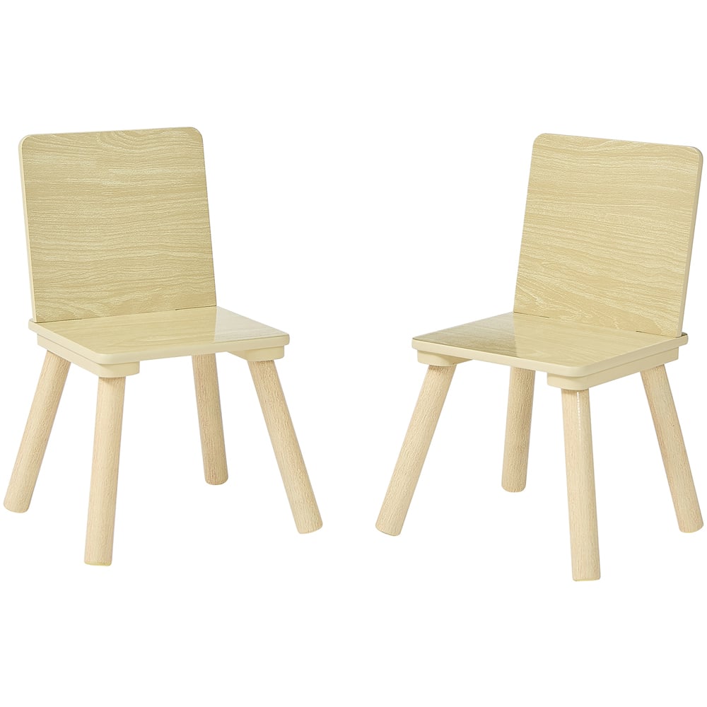 Liberty House Toys Kids 2 Seater Table Natural Wood Image 3