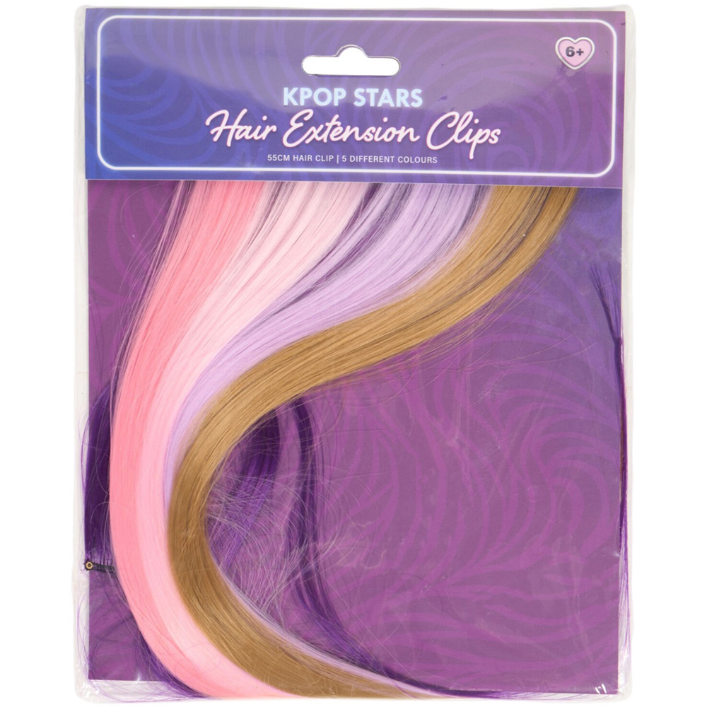 KPop Stars Hair Extension Clip Image 4