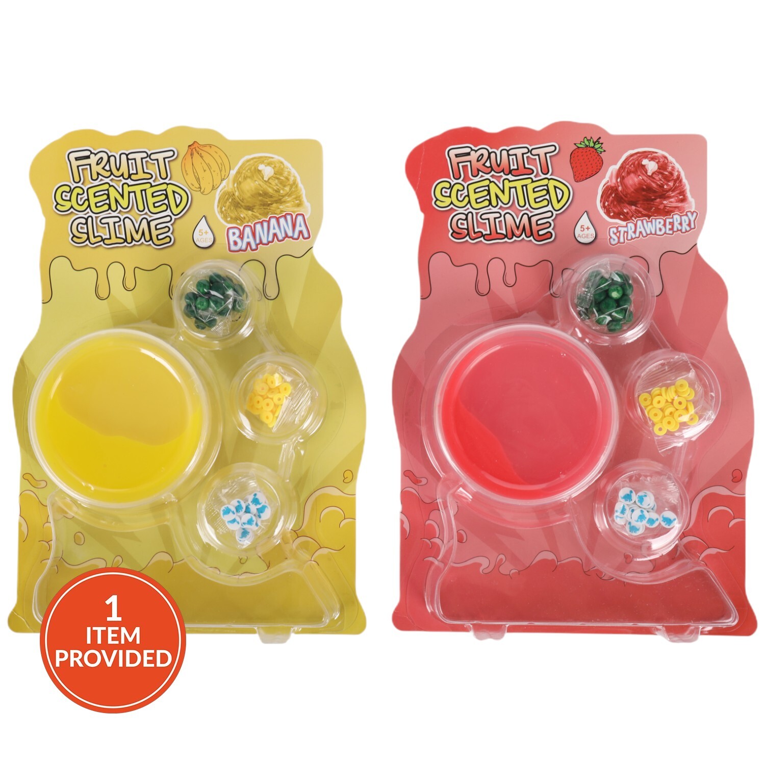 Fruit Scented Slime with Beads Image 1