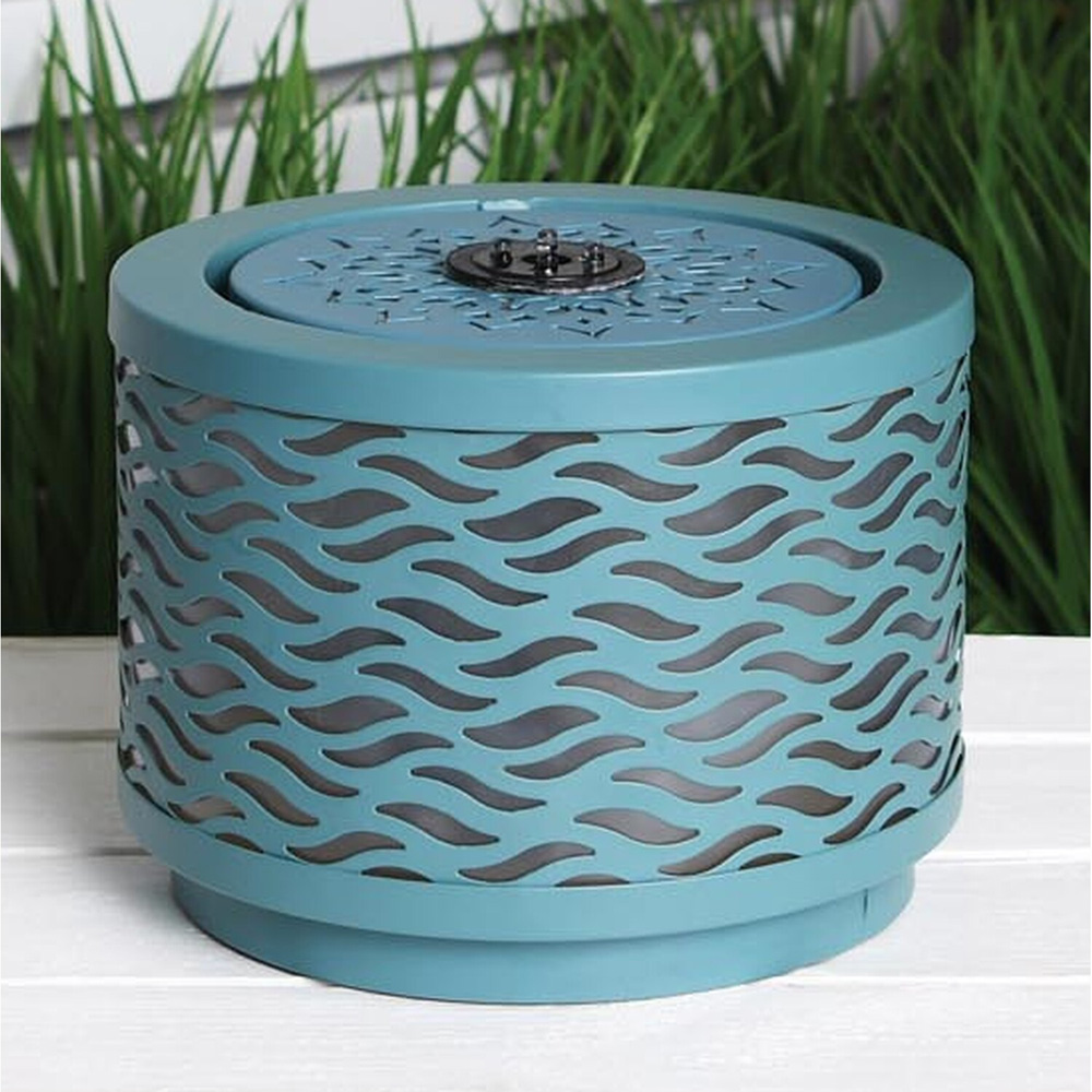 Wave Effect Tabletop Water Feature - Blue Image 3