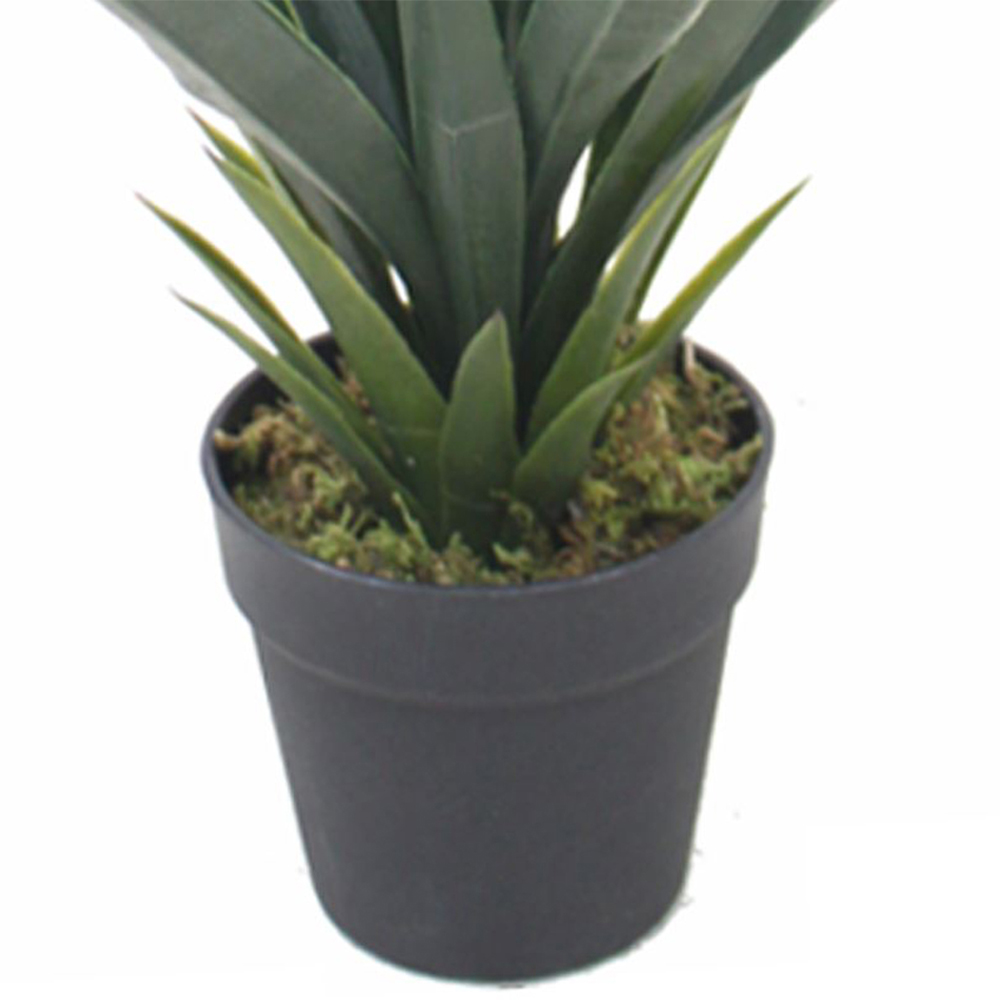 Botanik Yukka Artificial Plant in Silver Metal Planter 3ft Image 4