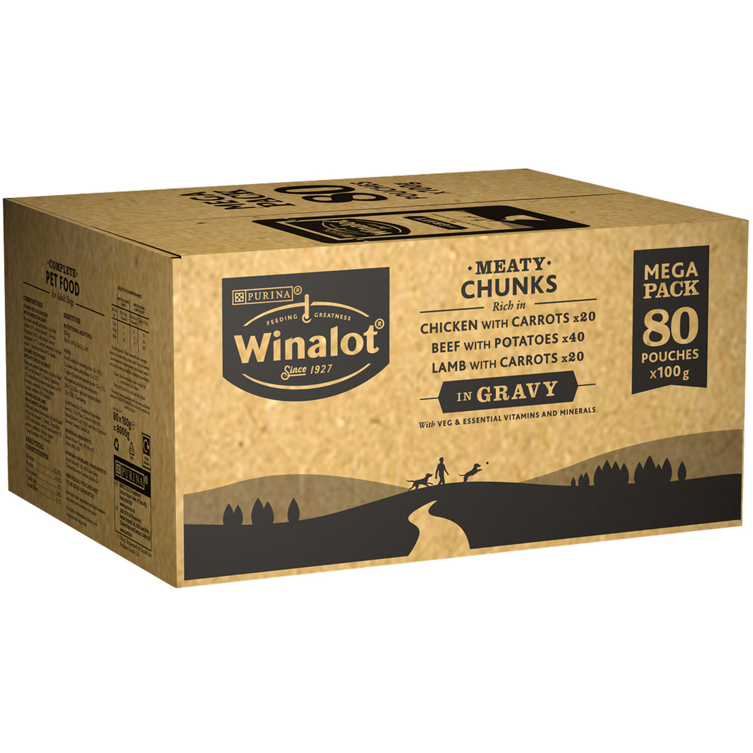 Winalot Meaty Chunks In Gravy Wet Dog Food Image 4