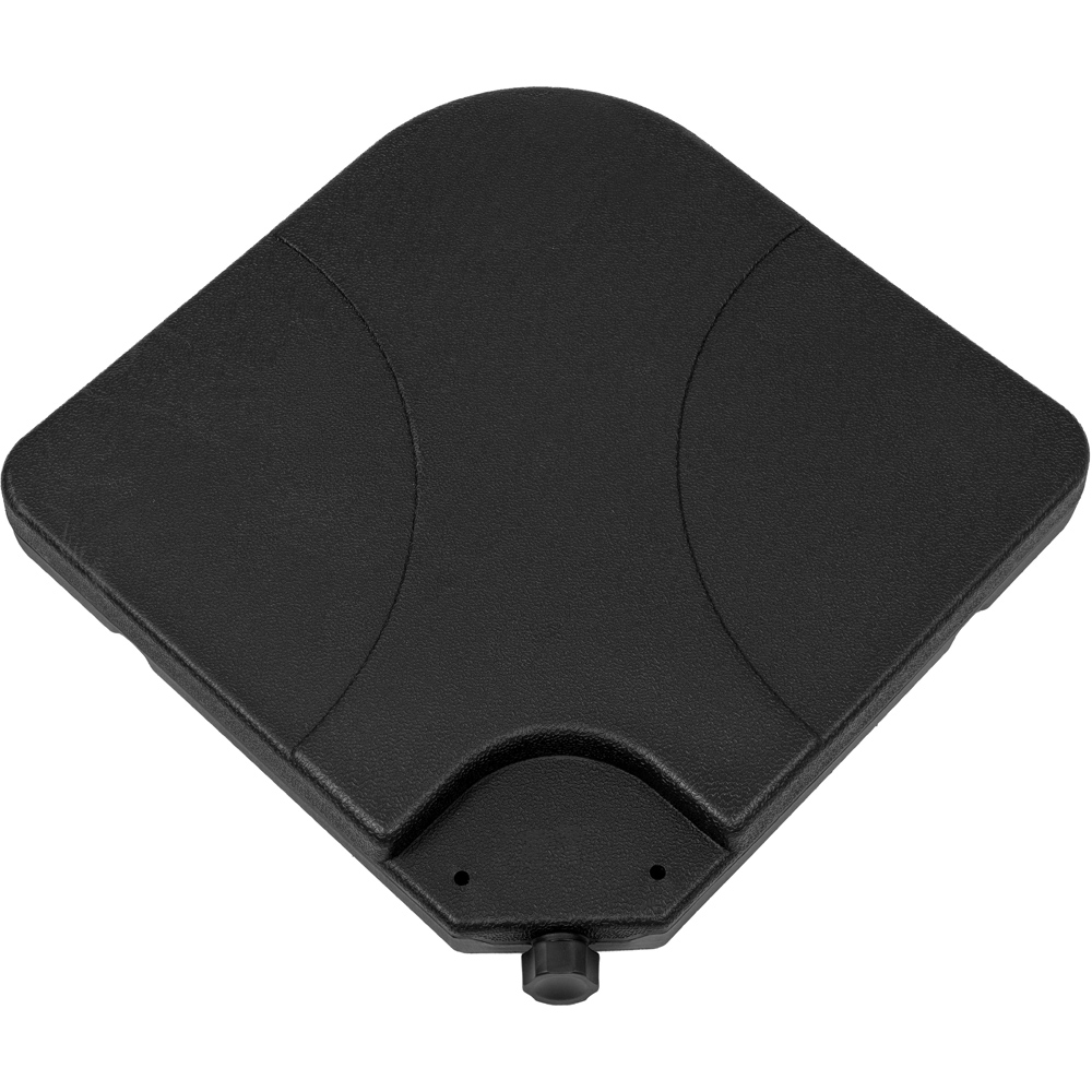 MonsterShop Set of 4 Black Square Cantilever Parasol Base Image 4