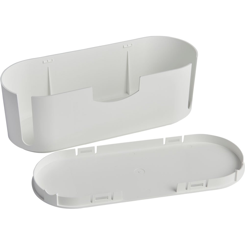 Wilko White Small Home Cable Tidy Unit   Image 1