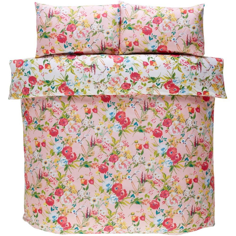 Rapport Home Ashbourne King Size Blush Duvet Set Image 3