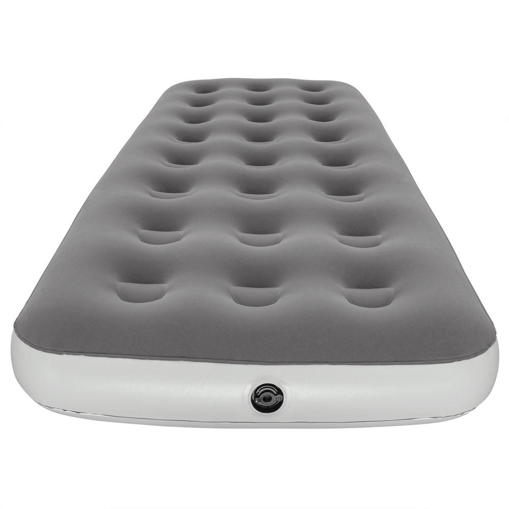 Bestway Single Flocked Inflatable Airbed with Handheld AC Pump Image 4