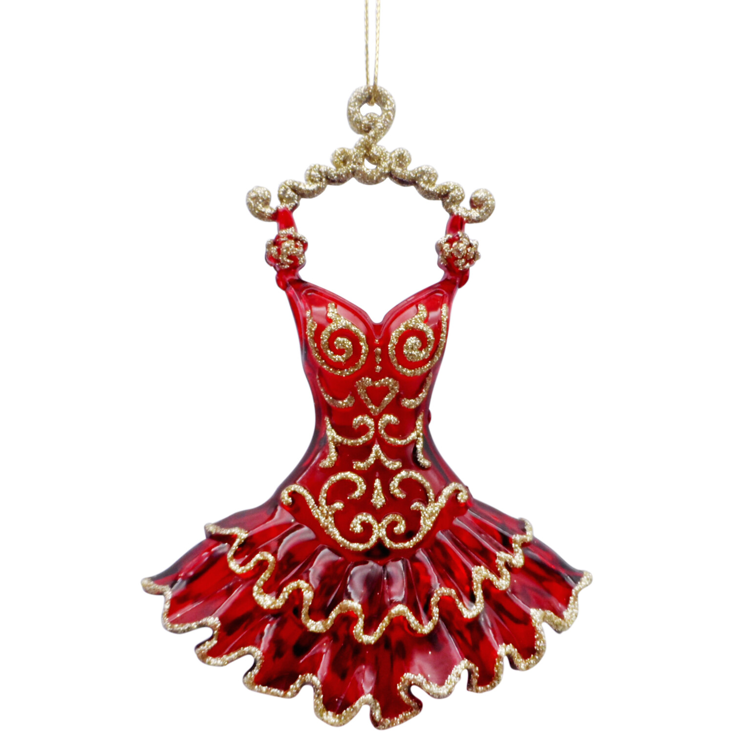 Red Dress Hanging Ornament Image