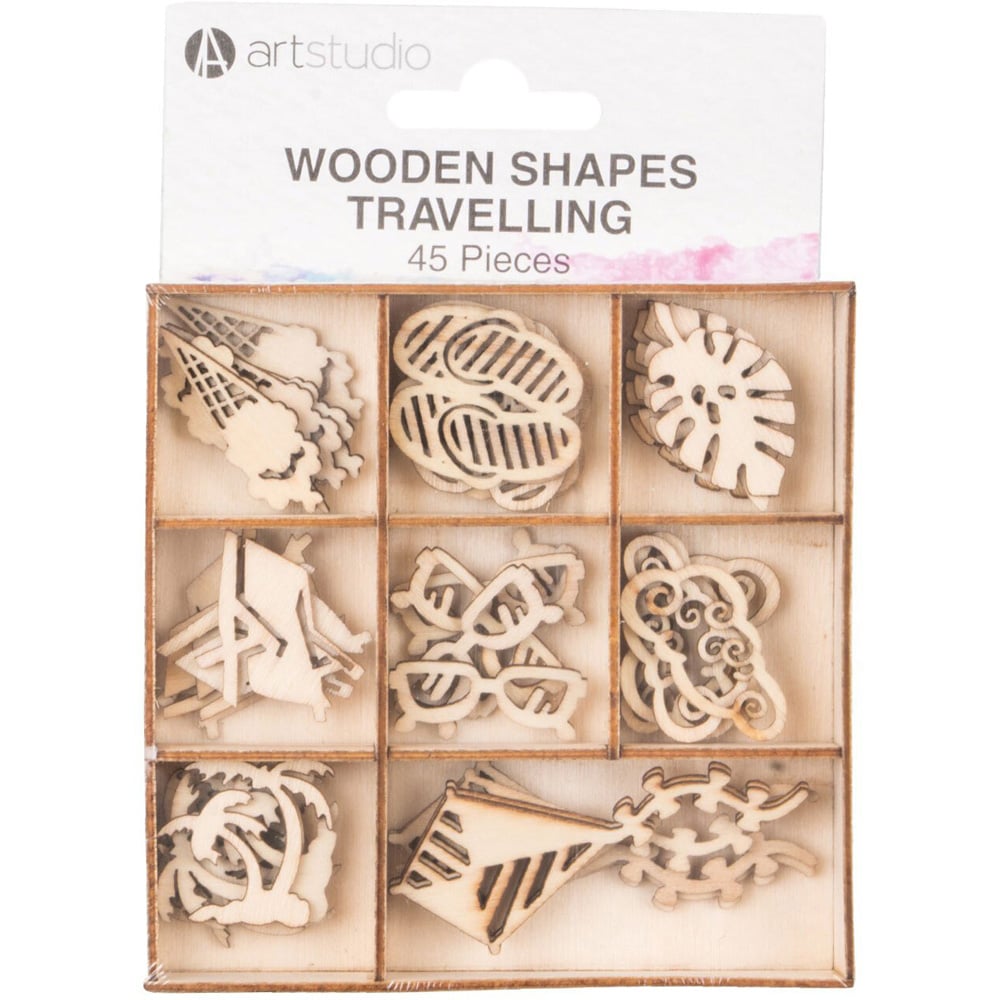 Art Studio Wooden Shapes - Travelling Image