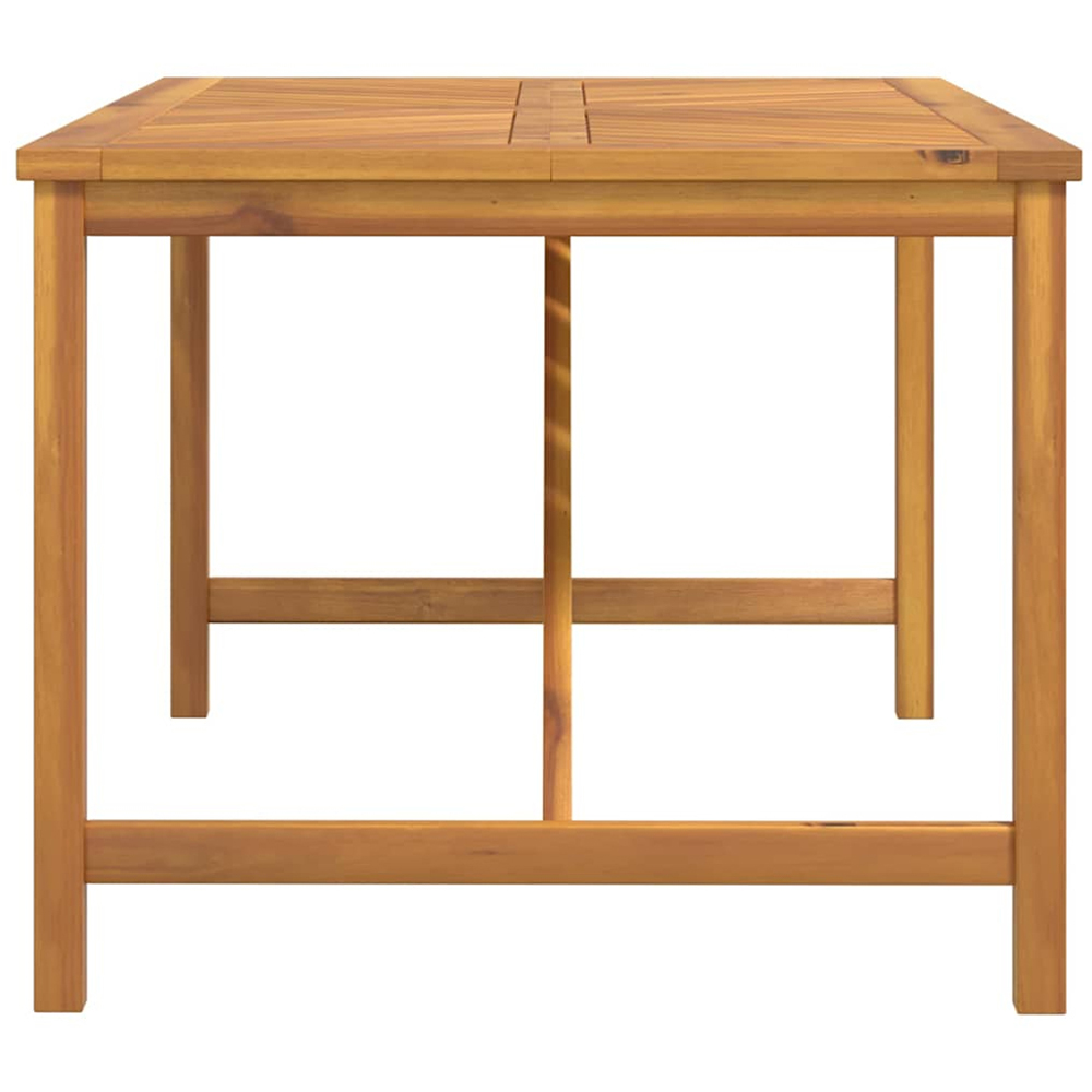 vidaXL 6 Seater Brown Wooden Garden Dining Table Image 4