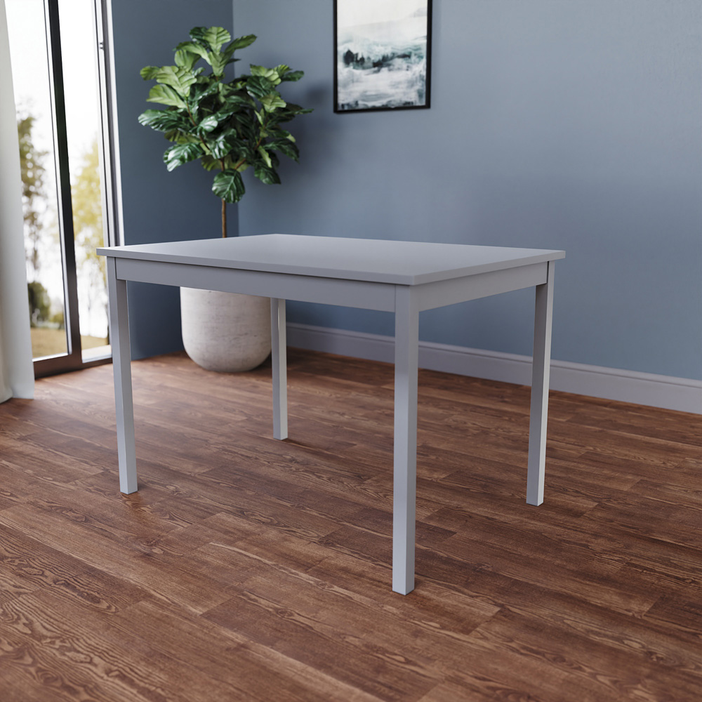 Vida Designs Yorkshire 4 Seater Dining Set Grey Image 5