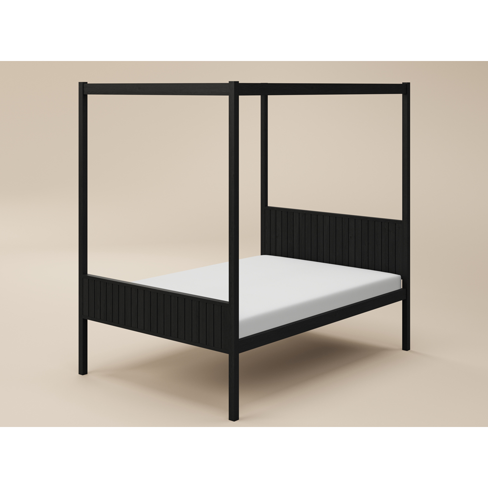 Flair Maddy Double Black 4 Poster Bed Image 2