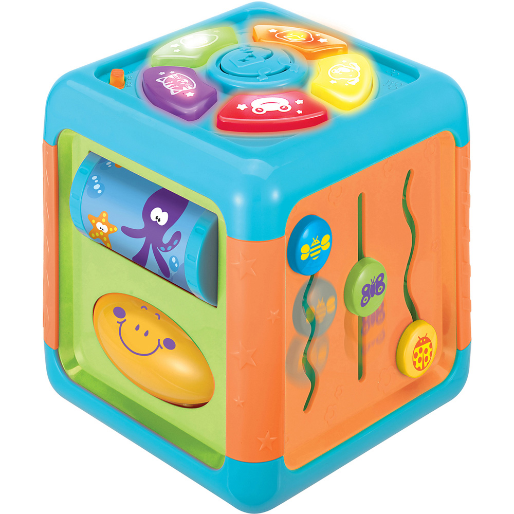 Winfun 5-in-1 Side-to-Side Discovery Sensory Activity Cube Image 4