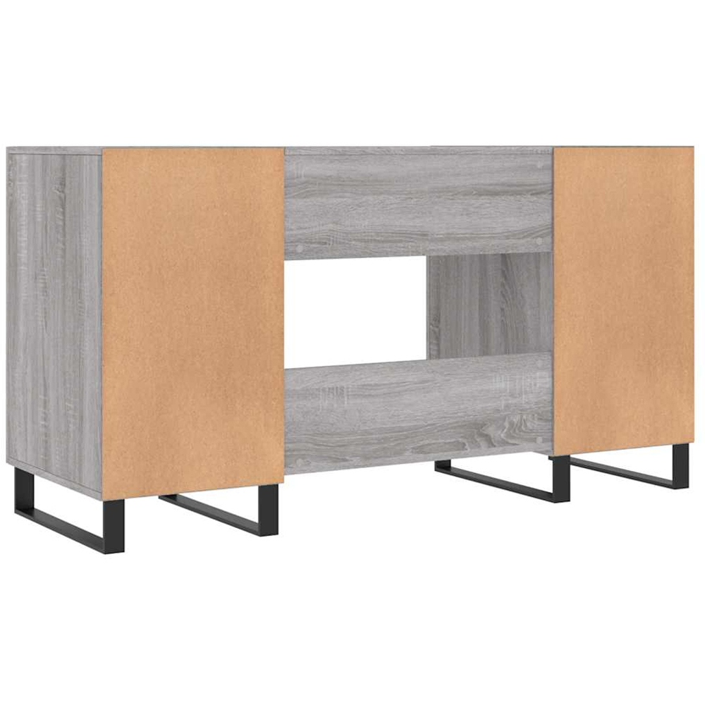 vidaXL 2 Door Computer Desk Grey Sonoma Image 7