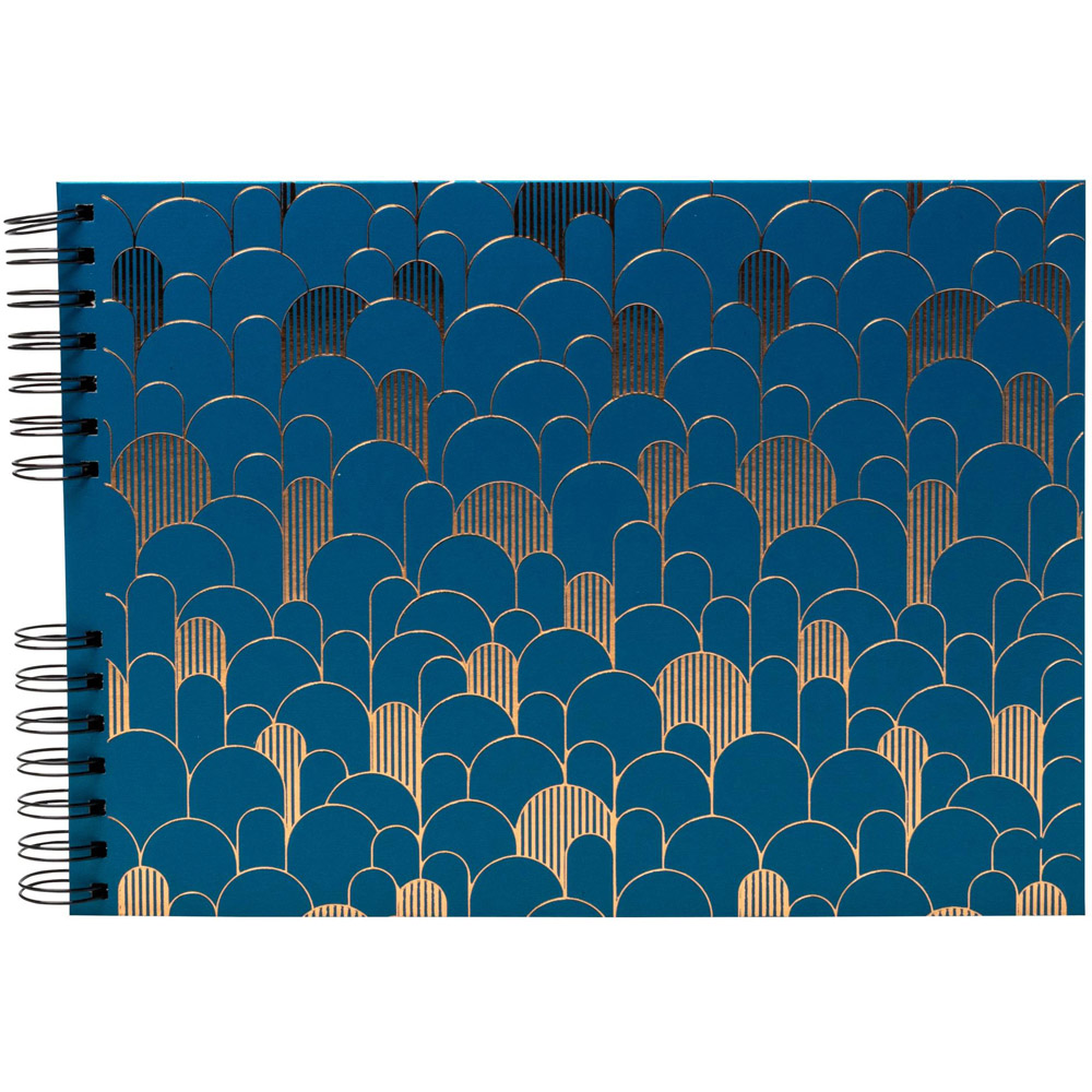 Exacompta Neo Deco French Blue Spiral Photo Album 50 Sheets 150 Photos Image 3