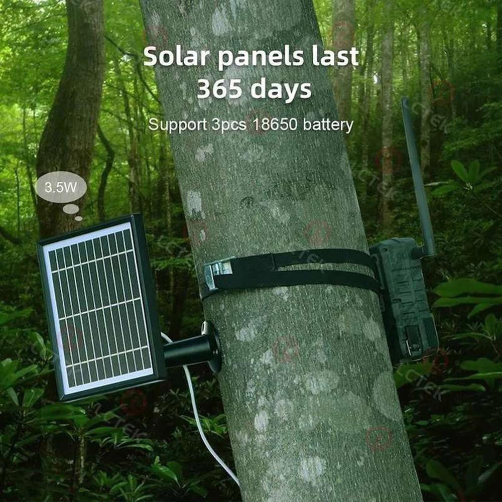 Callow 4G Wildlife Trail Camera with Solar Panel Image 7