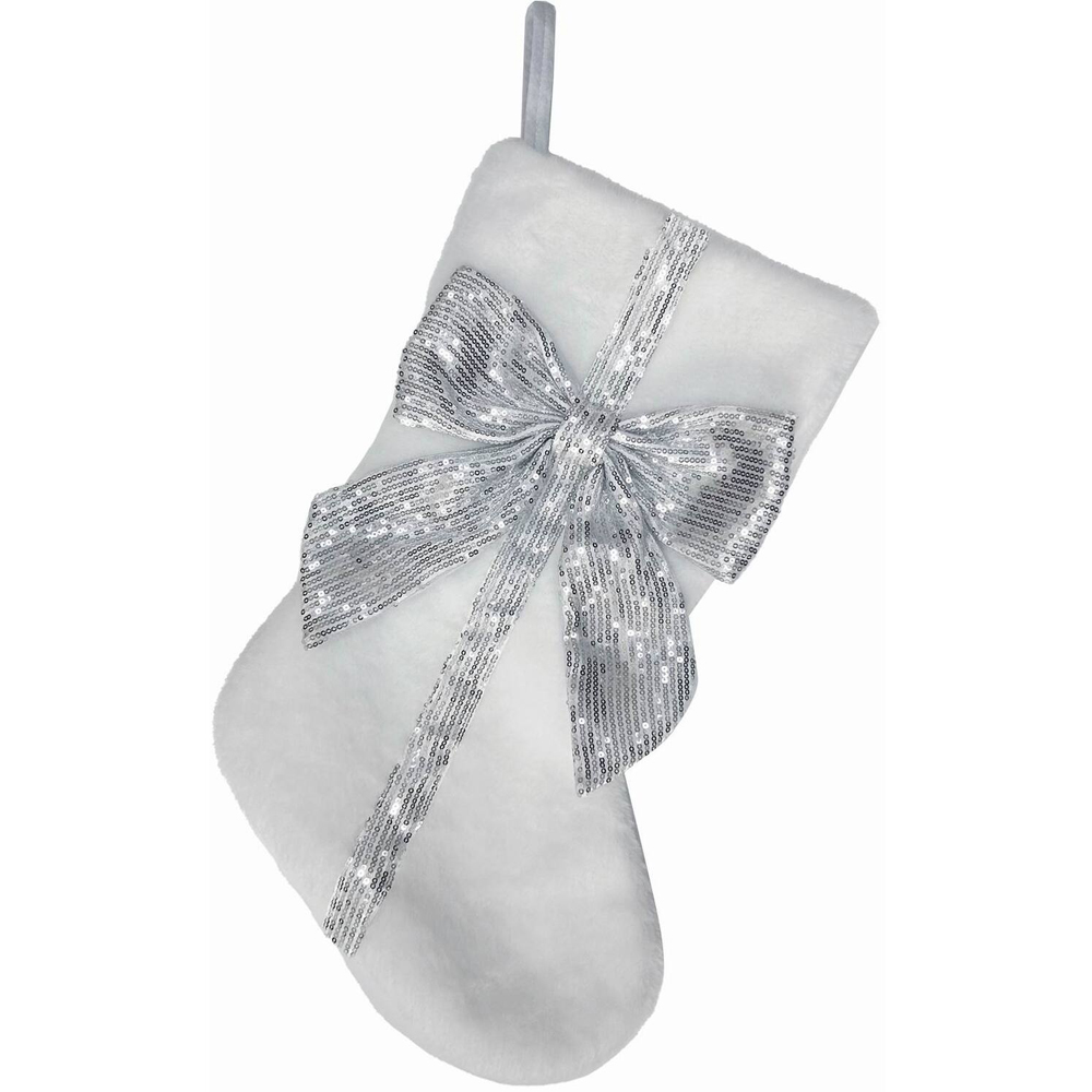 Sparkly Bow Stocking Image 4